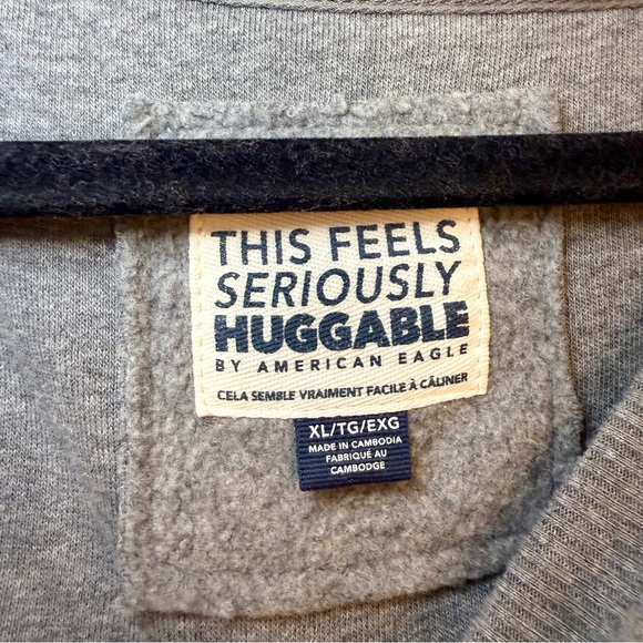 American Eagle Outfitters Huggable Texture Fleece Crewneck Sweatshirt - Picture 3 of 7